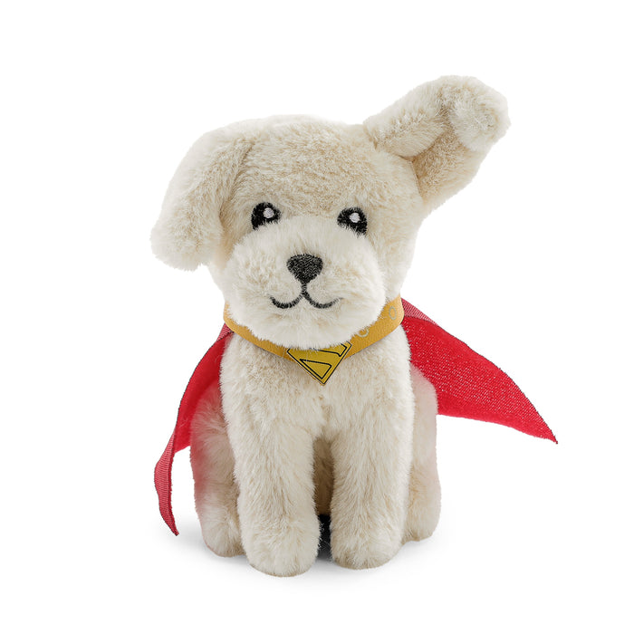 Superman 2025 Krypto plush charm by DC Comics, soft and adorable bat-shaped plush toy for fans and collectors.