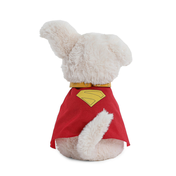 Superman Krypto the Superdog Phunny plush by DC Comics, soft stuffed toy with detailed Superman and dog features.