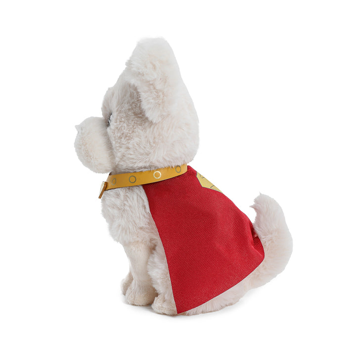Superman (2025) Krypto the Superdog Phunny plush by DC Comics, soft and cuddly toy featuring Krypto in superhero costume.