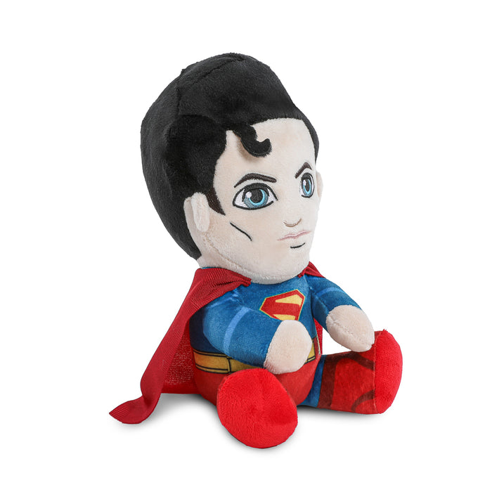 Superman Phunny plush toy from DC Comics featuring Superman in a soft, cuddly design with detailed costume and iconic emblem.