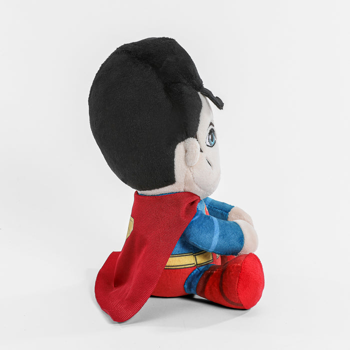Superman Phunny plush toy from DC Comics featuring a soft, detailed Superman figure with iconic costume and cheerful expression.