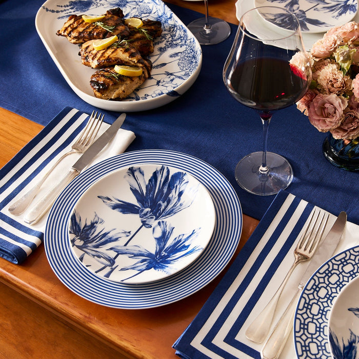 Terrace Lead-Free Crystal Red Wine Glasses — collection styling with coordinating pieces
