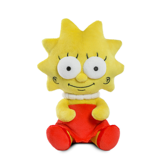 Set of five The Simpsons Family Phunny Plush toys including Lisa, Homer, Marge, Bart, and Maggie, soft and collectible.