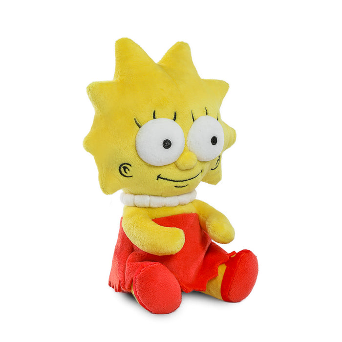 Five The Simpsons Phunny plush toys including Lisa, in a colorful bundle, featuring soft fabric and detailed character designs.