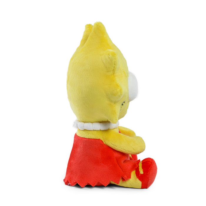 Set of five The Simpsons Phunny plush toys featuring Lisa, Homer, Marge, Bart, and Maggie from the popular animated series.