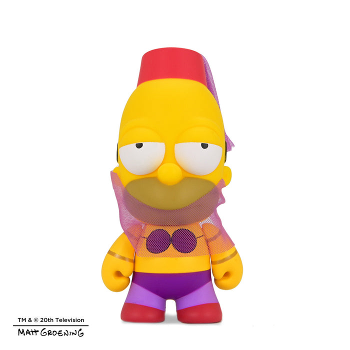 The Simpsons Many Faces of Homer blind box mini figure from The Simpsons series, showing Homer with multiple facial expressions.