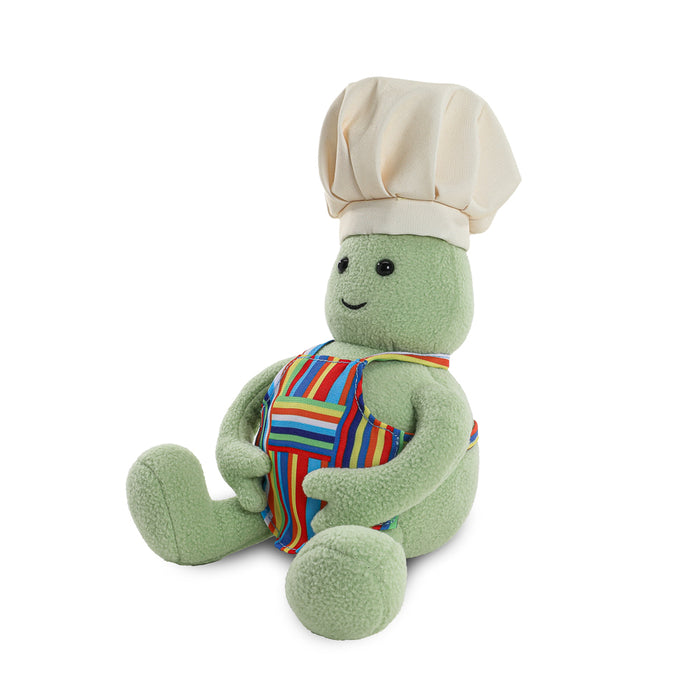 Tiny Chef Phunny Plush toy featuring a soft, adorable plush character with chef's hat and apron, perfect for cuddling and display.