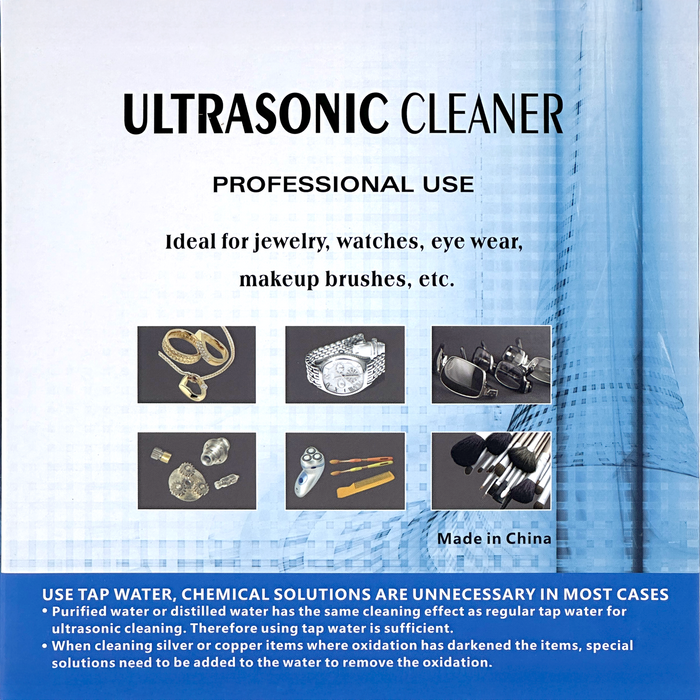 Ultrasonic Professional Jewelry Cleaner with Digital Timer