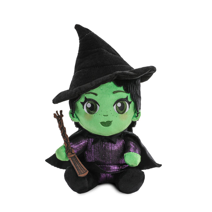 Wicked Glinda and Elphaba Phunny plush bundle featuring soft, colorful plush dolls from the Wicked musical.