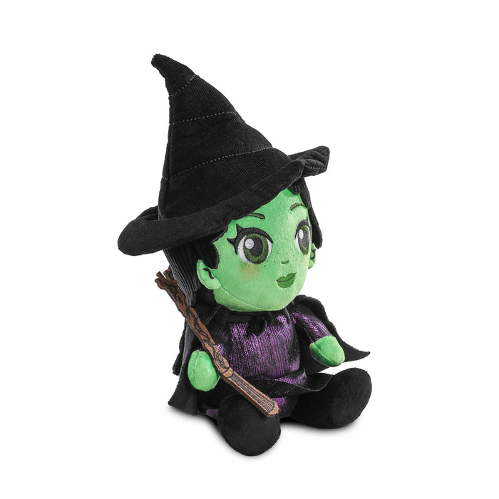 Wicked Glinda and Elphaba Phunny plush bundle, soft plush toys from the Wicked musical, featuring detailed character designs.