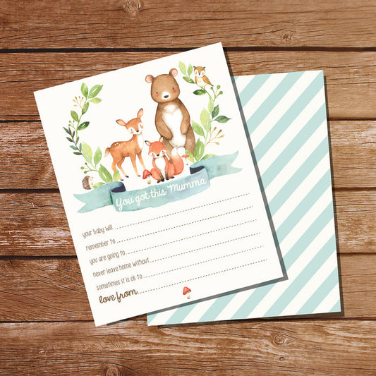 Woodland Baby Shower Game
