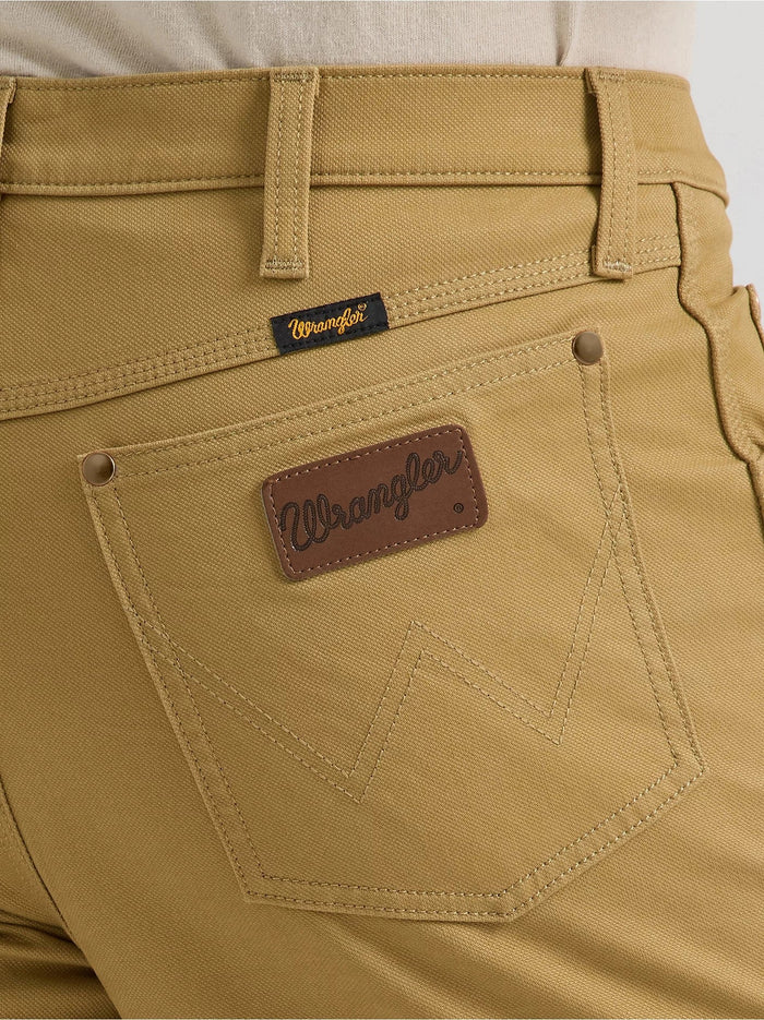 Wrangler Men's Tough Comfort Cowboy Cut® Regular Fit Canvas Jean Pants Wrangler