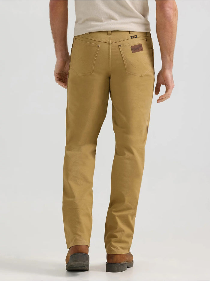 Wrangler Men's Tough Comfort Cowboy Cut® Regular Fit Canvas Jean Pants Wrangler