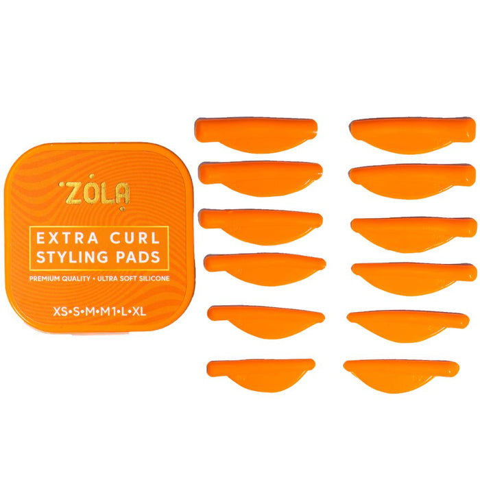 ZOLA Extra Curl Lash Lift Silicone Pads – Set of 6 (XS–XL) Lash Lift Pads ZOLA
