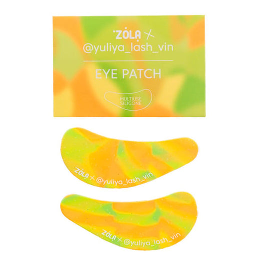 ZOLA x Yuliya Lash Vin Multi-functional Silicone Patches, Green-Orange Silicone Patches ZOLA