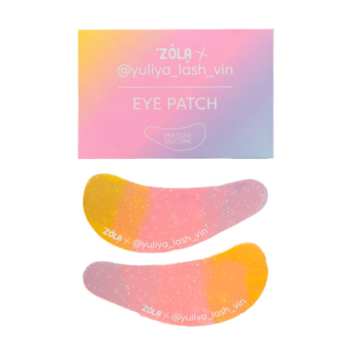 ZOLA x Yuliya Lash Vin Multi-functional Silicone Patches, Yellow-Pink-Blue Gradient Silicone Patches ZOLA